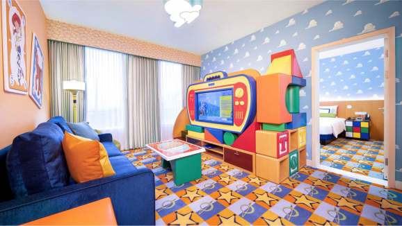 Ejemplo de habitación temática Toy Story